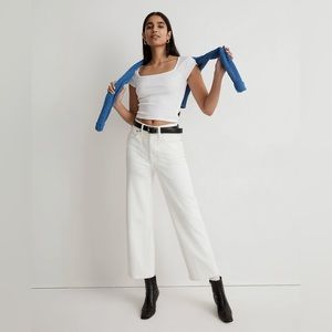 Madewell The Petite Perfect Vintage Wide-Leg Crop Jean